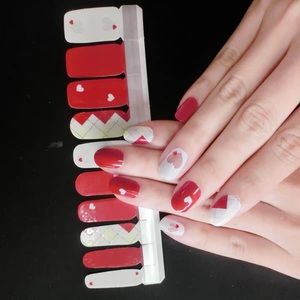 Nail stickers for Valentine’s Day